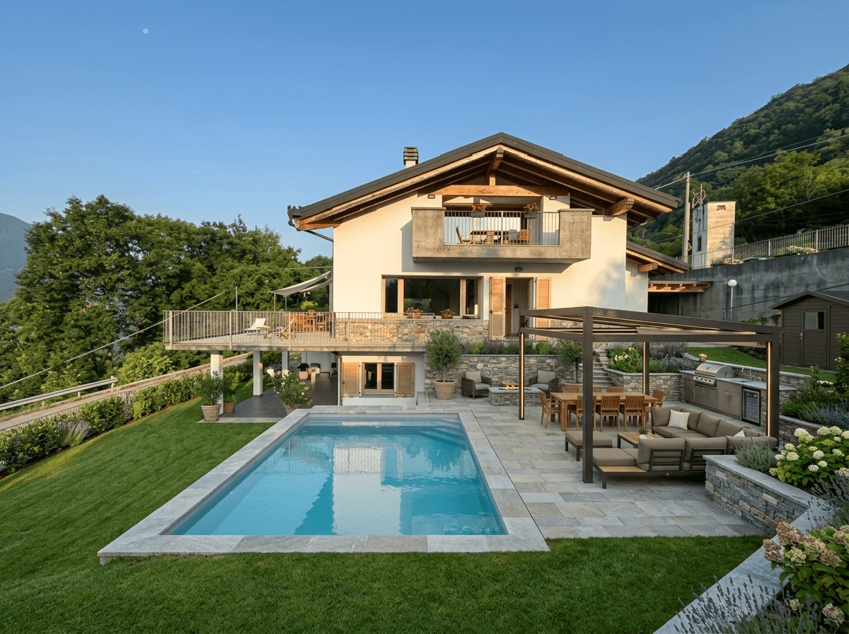 Yard design in no_style style — photo by GenRoom AI