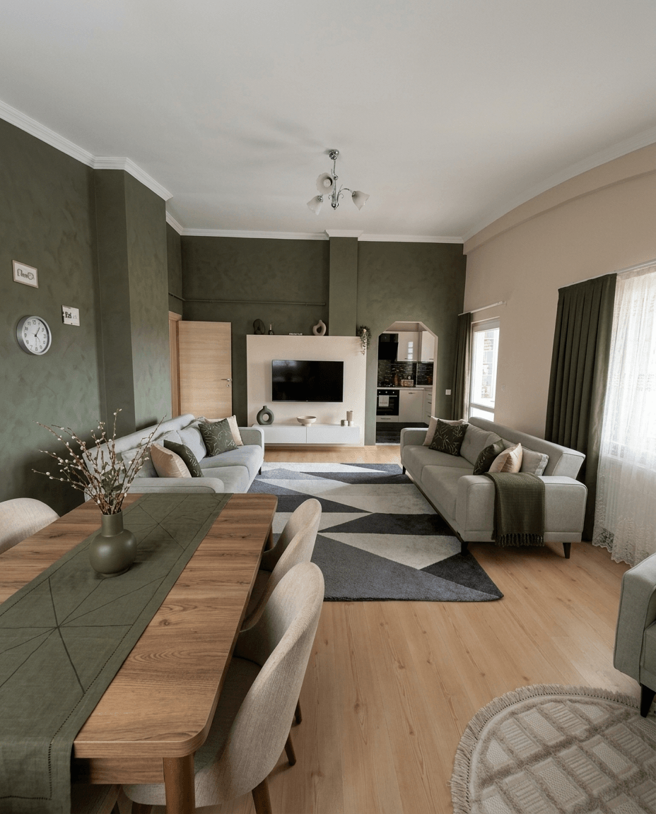 Interior design in Contemporary style — Living Room by GenRoom AI