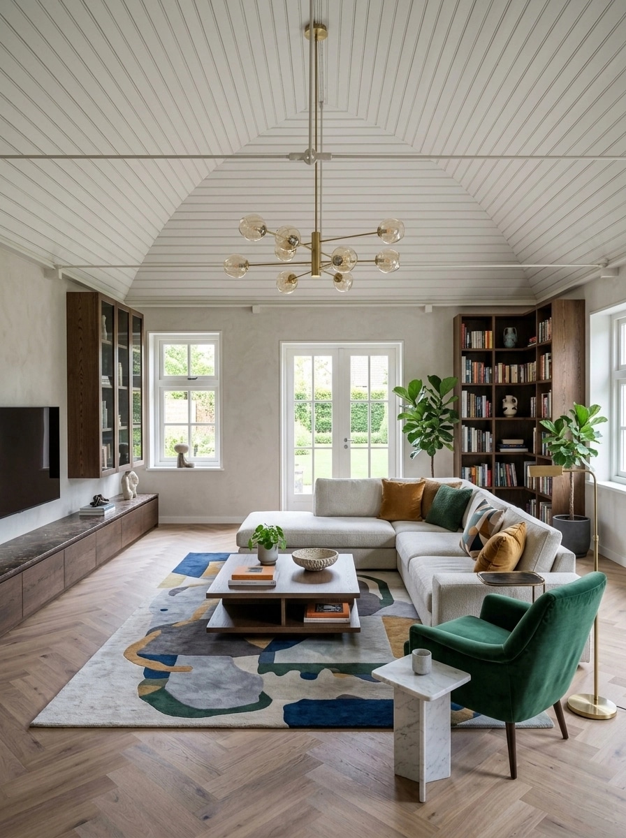 Interior design in Contemporary style — Living Room by GenRoom AI