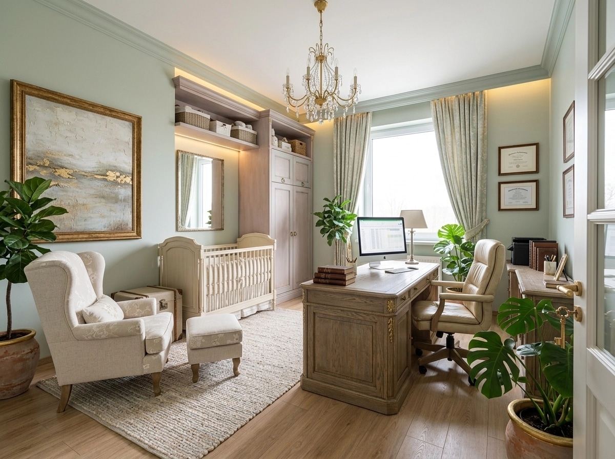 Rustic Ufficio design — interior photo by GenRoom AI