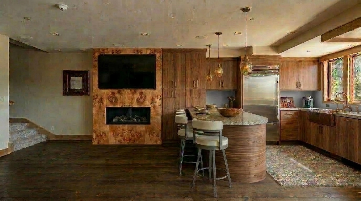 Interior design in Rustic style — Kitchen by GenRoom AI