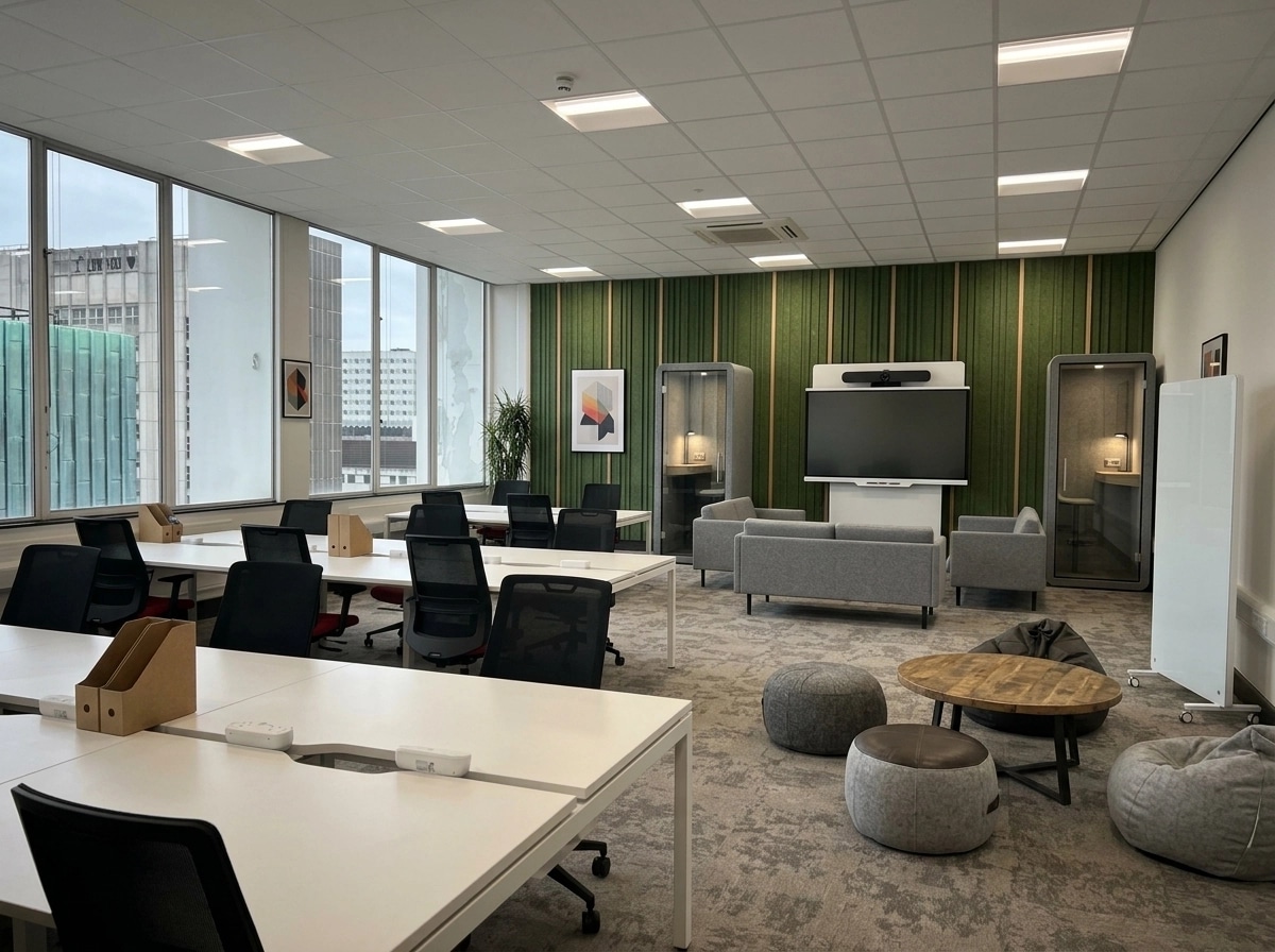 Interior design in Contemporary style — office_space by GenRoom AI