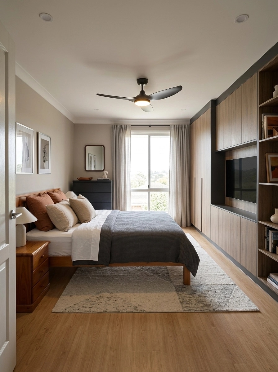 Contemporary Bedroom design — interior photo by GenRoom AI