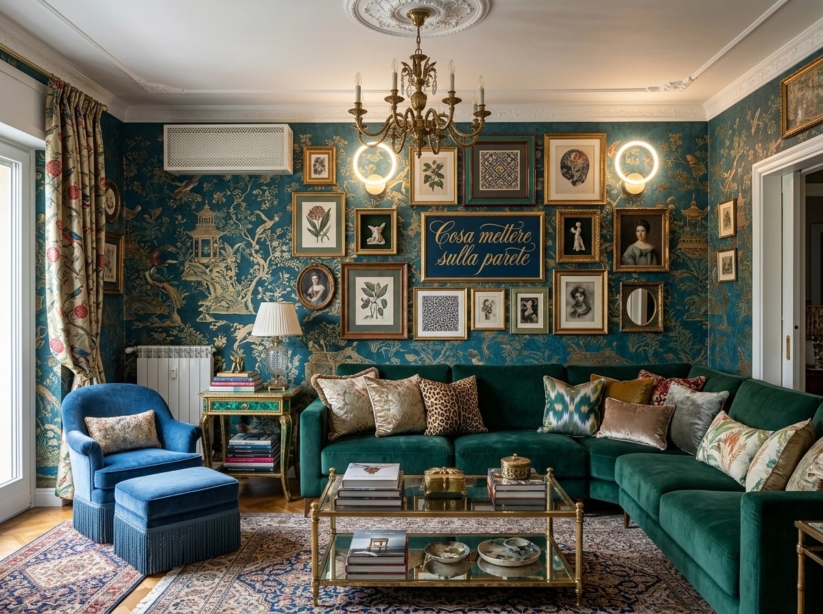 Maximalist Sala de Estar design — interior photo by GenRoom AI