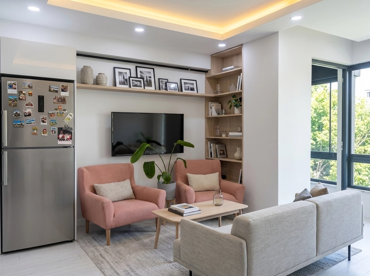 Scandinavian Living Room design — interior photo by GenRoom AI