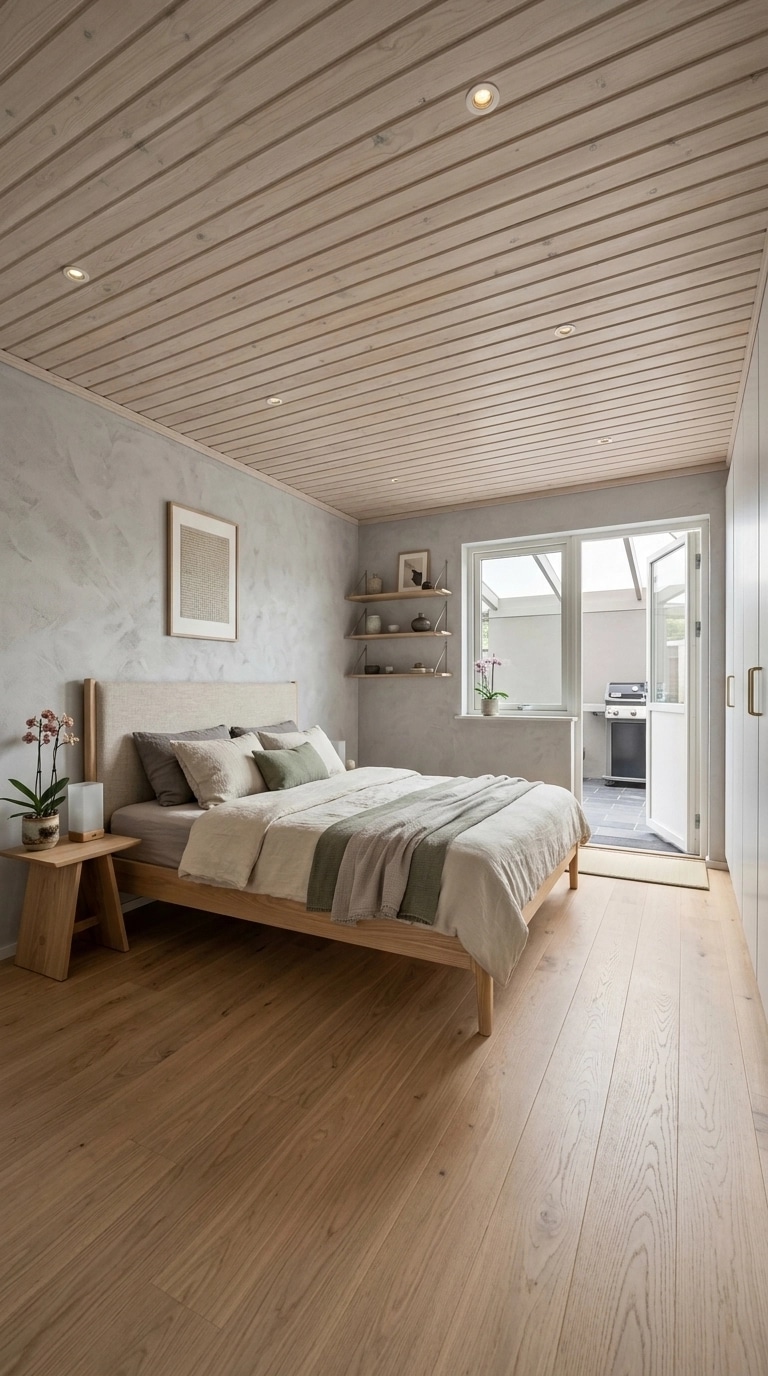 Japandi Bedroom design — interior photo by GenRoom AI