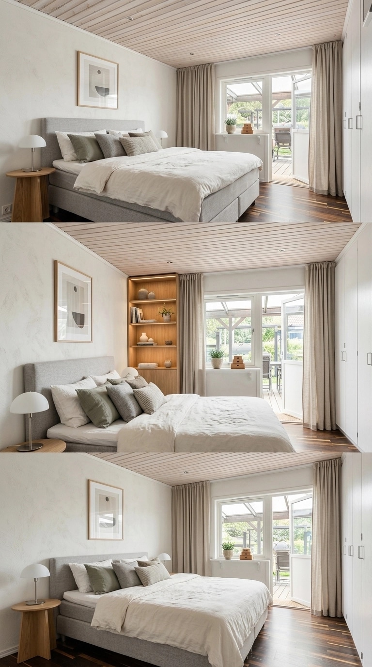 Interior design in Scandinavian style — Bedroom by GenRoom AI