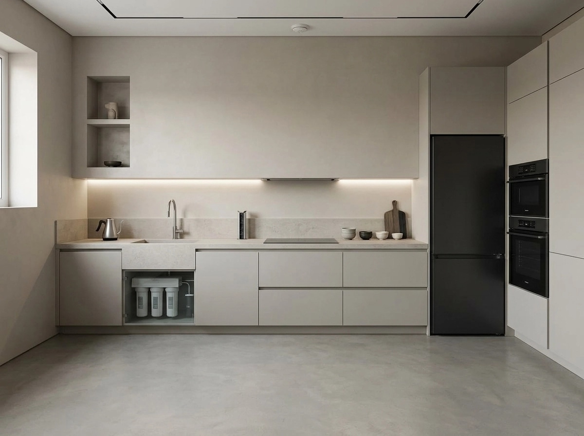 Minimalism Κουζίνα design — interior photo by GenRoom AI