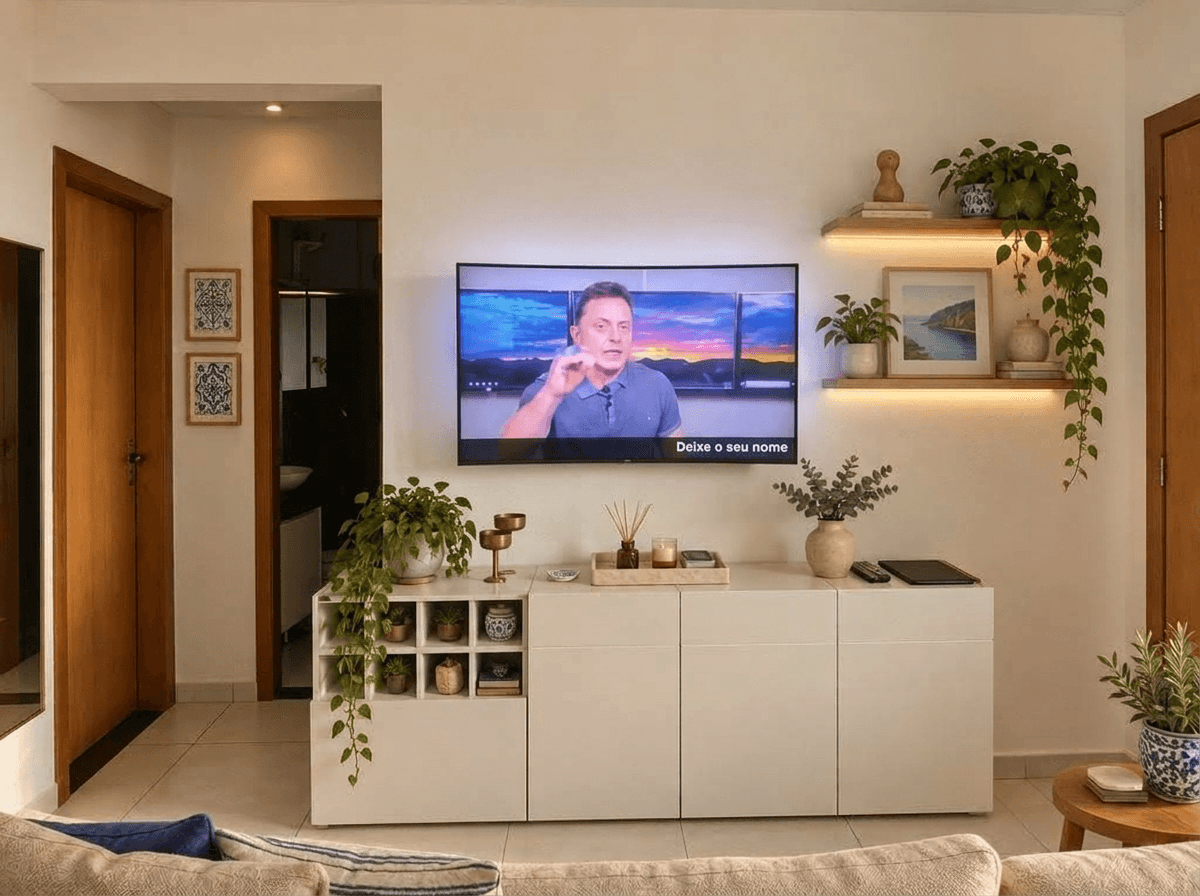 Design d'intérieur en style Portuguese Modern — Salon par GenRoom AI