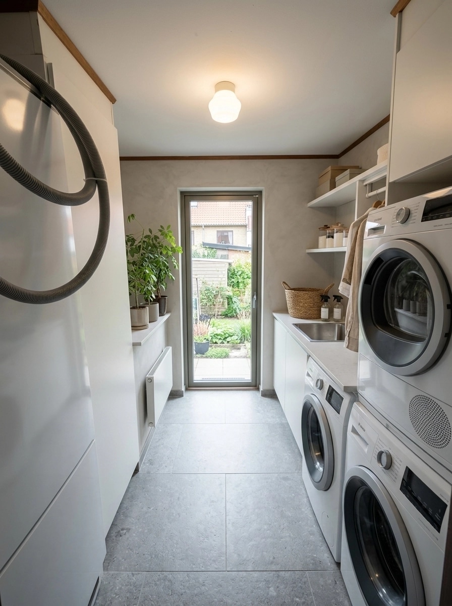 Interior design in Minimalism style — laundry by GenRoom AI