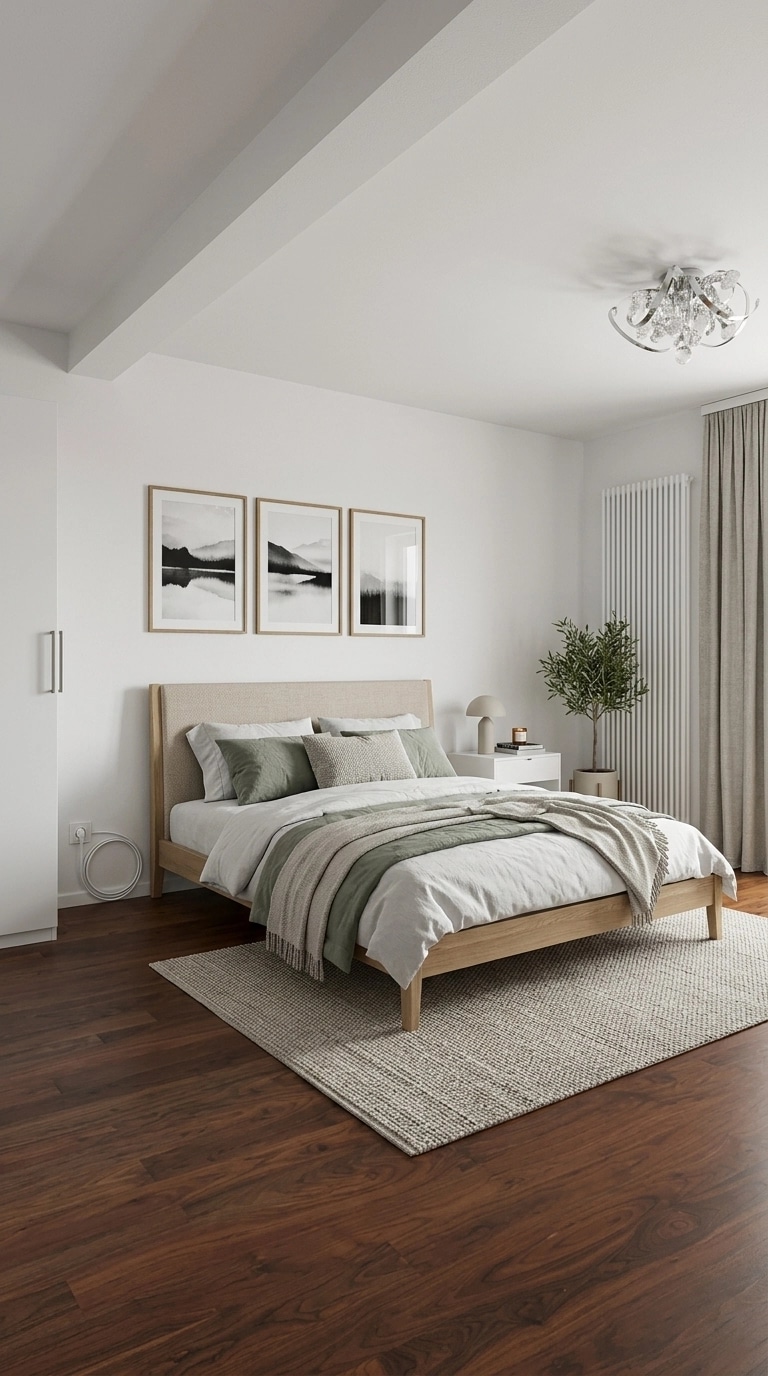 Scandinavian Bedroom design — interior photo by GenRoom AI