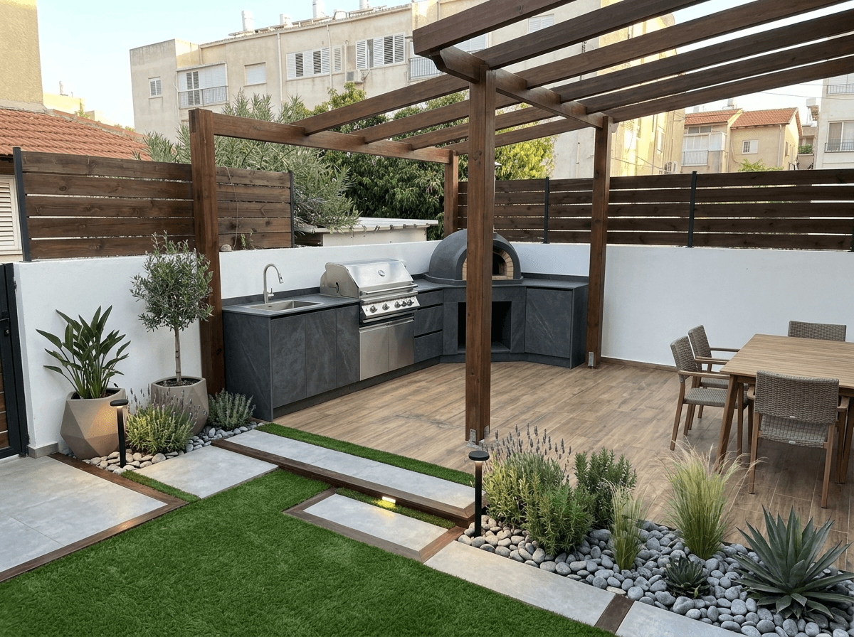 Contemporary Yard Yard design — yard photo by GenRoom AI