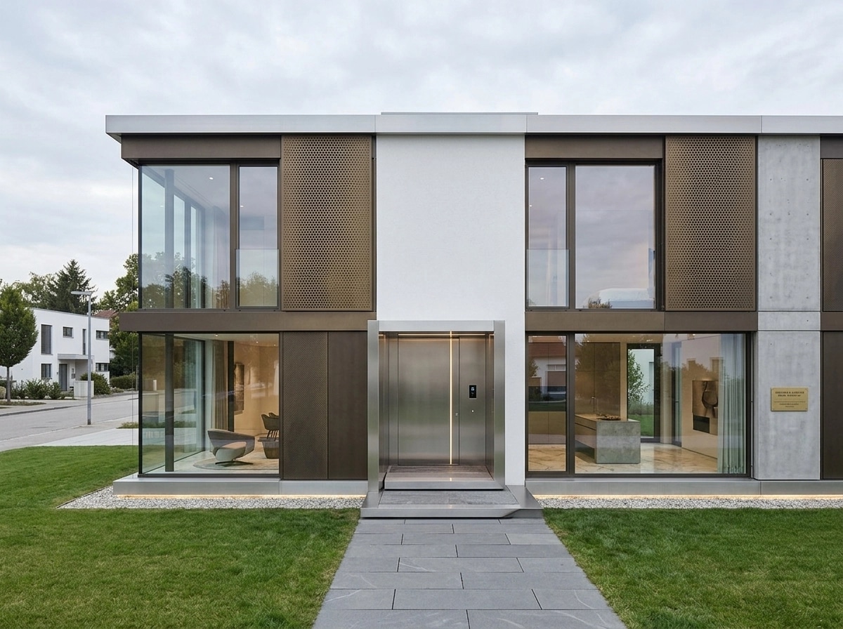 Hi-Tech Facade Façade design — facade photo by GenRoom AI
