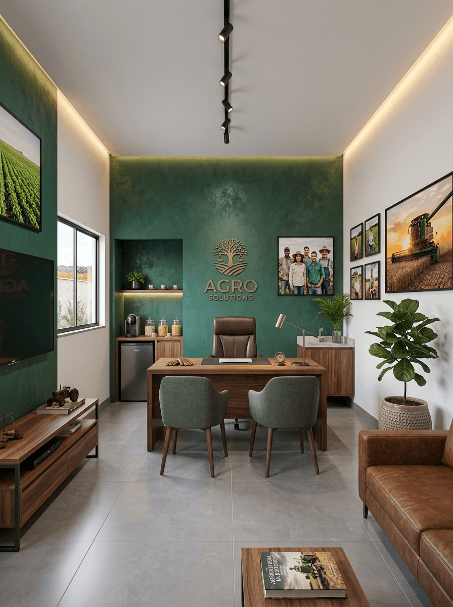 Office interior in no_style style — photo by GenRoom AI