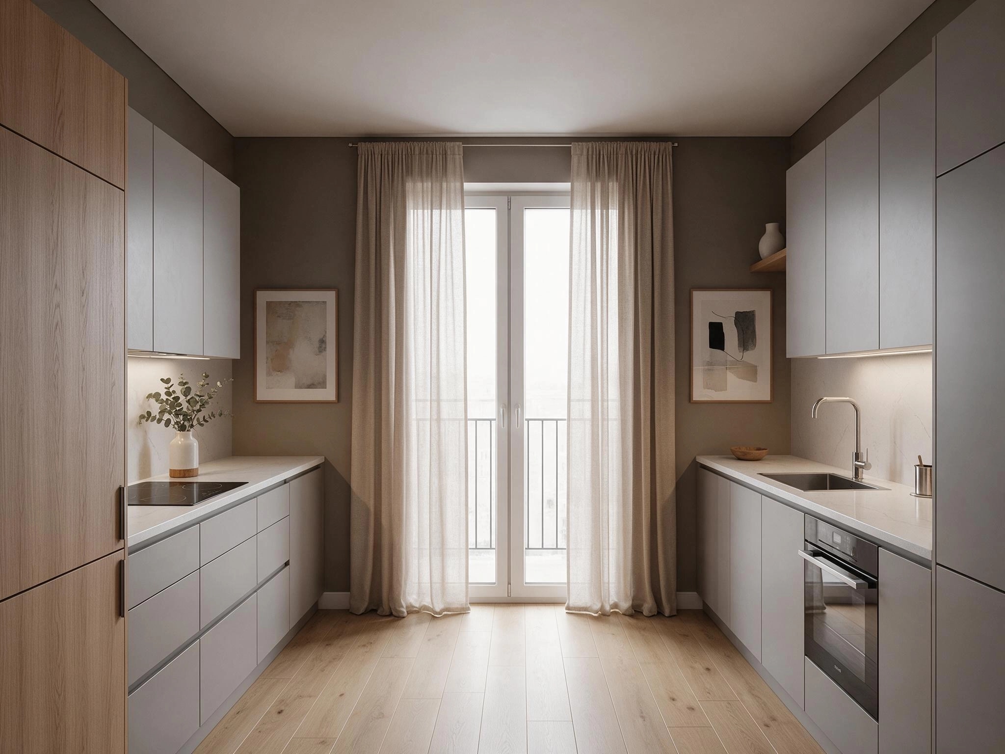 Interior design in Contemporary style — Kitchen by GenRoom AI