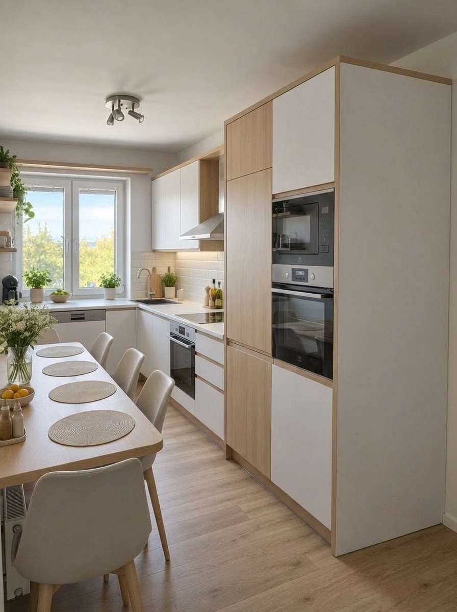 Minimalism Kitchen design — interior photo by GenRoom AI