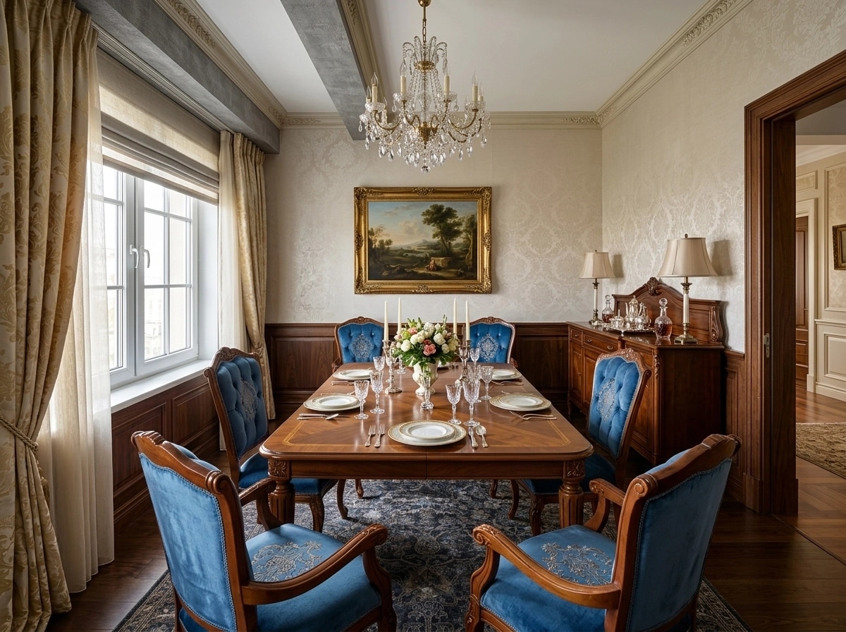 Interior design in Classic style — dining_room by GenRoom AI