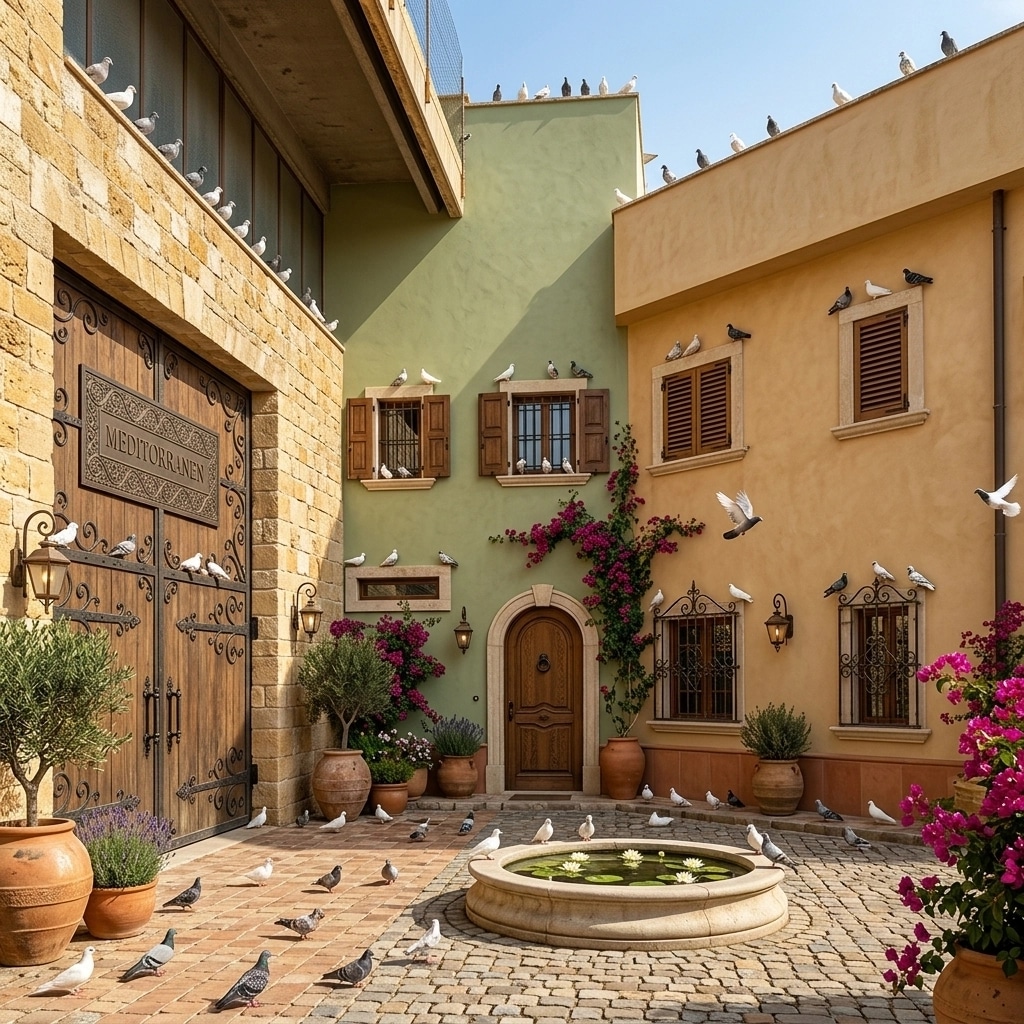 Mediterranean Facade Facade design — facade photo by GenRoom AI