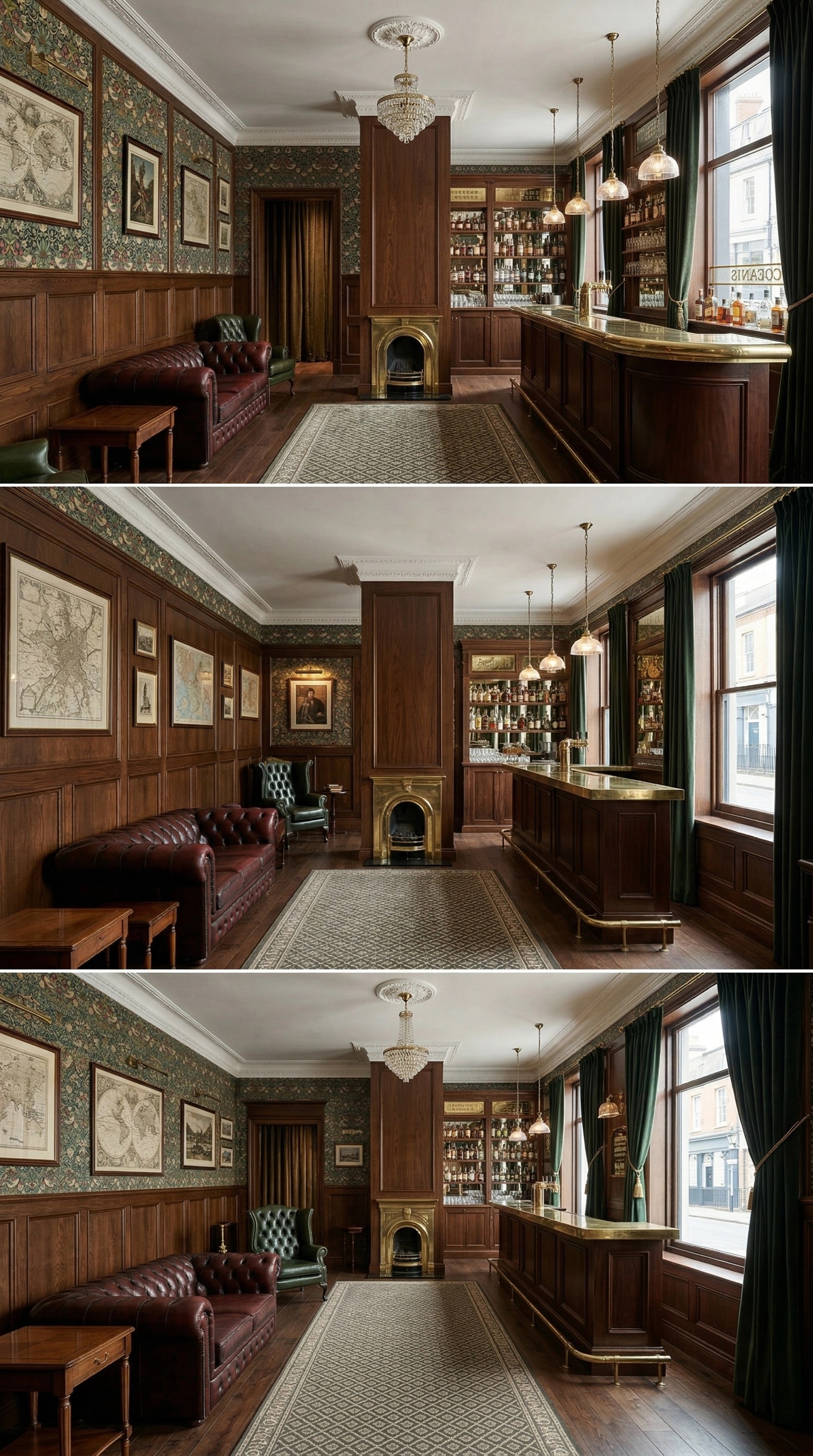 Office interior in British style — photo by GenRoom AI