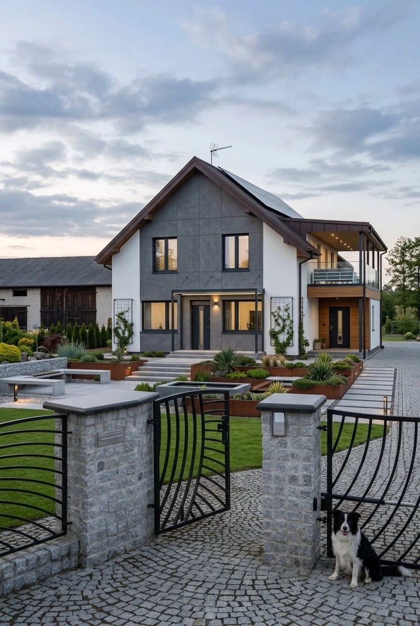 Facade design in Contemporary Facade style — Facade by GenRoom AI