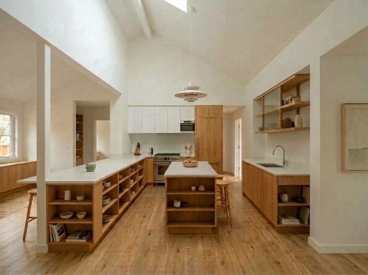 Interior design in Scandinavian style — Kitchen by GenRoom AI