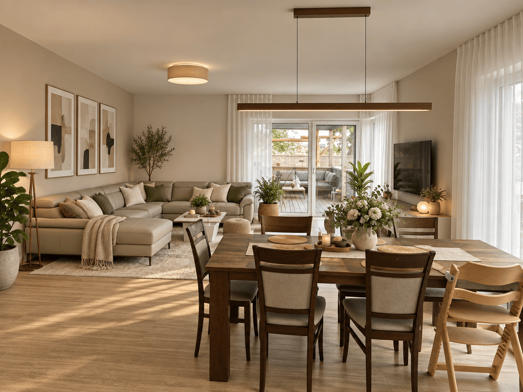 Interior design in Contemporary style — Living Room by GenRoom AI