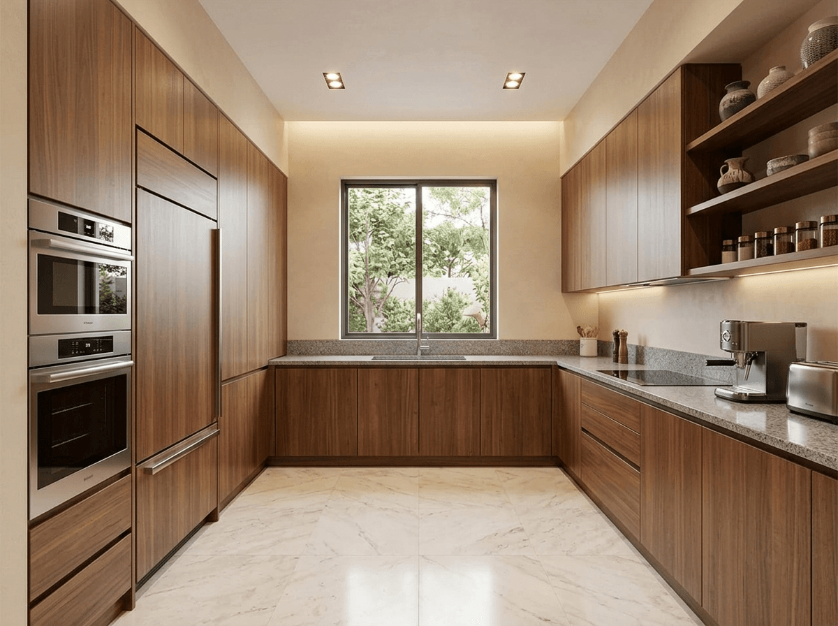 Kitchen interior in no_style style — photo by GenRoom AI