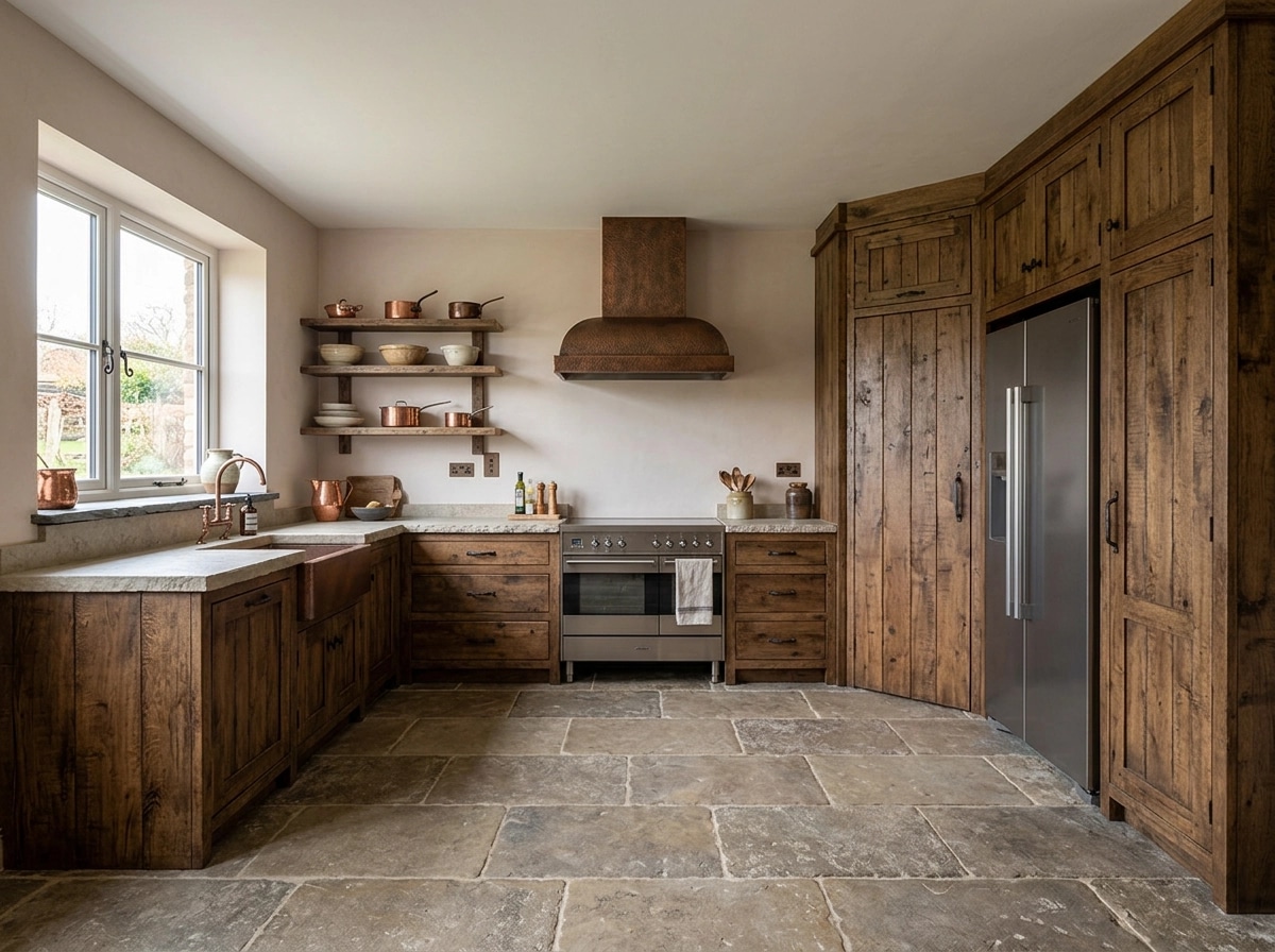 Interior design in Rustic style — Kitchen by GenRoom AI
