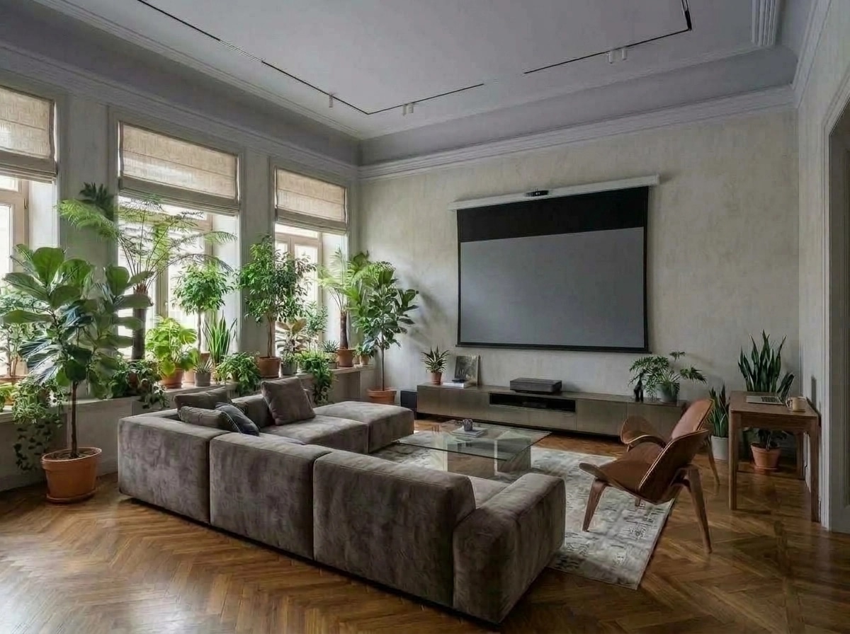Interior design in Contemporary style — Living Room by GenRoom AI