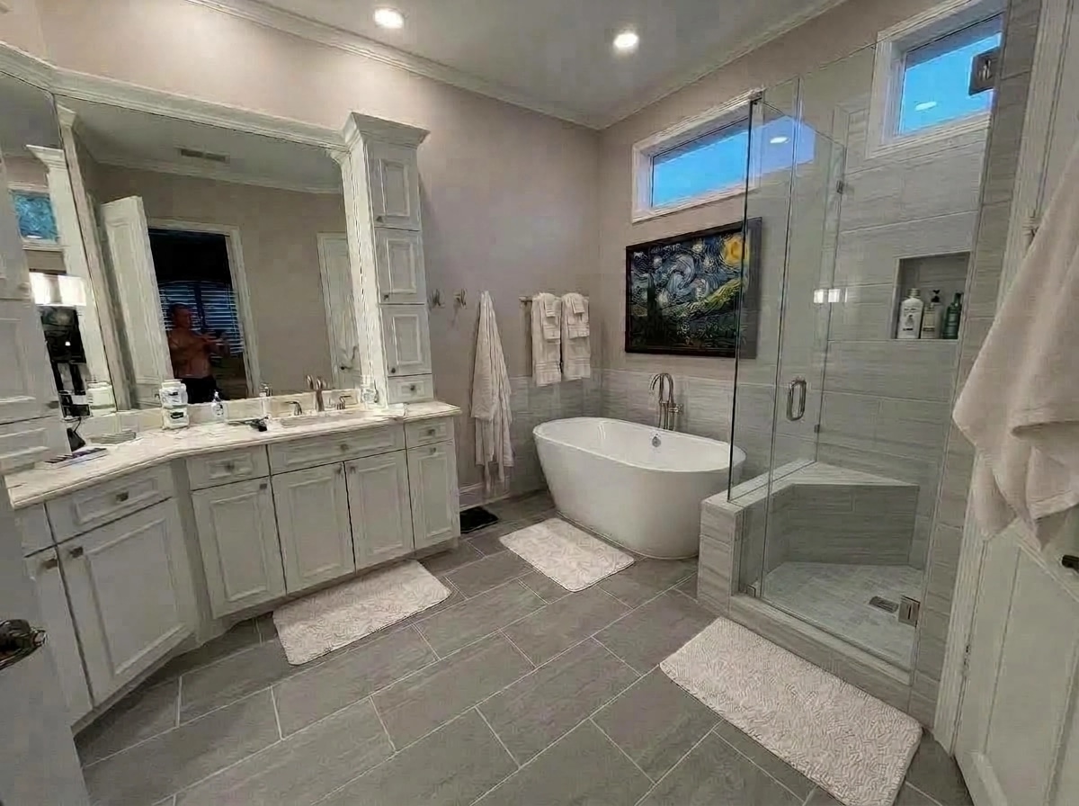 Bathroom interior in no_style style — photo by GenRoom AI