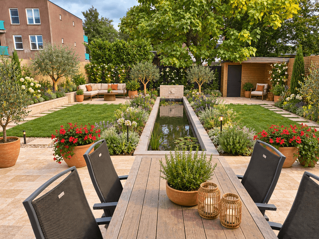 Mediterranean Yard Yard design — yard photo by GenRoom AI