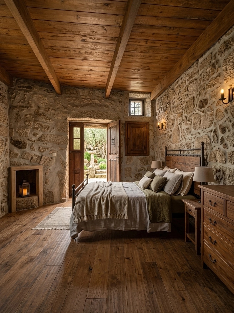 Rustic Bedroom design — interior photo by GenRoom AI