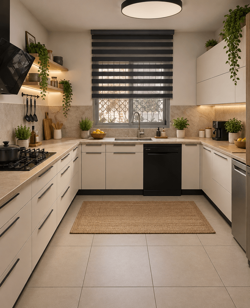Interior design in Contemporary style — Kitchen by GenRoom AI