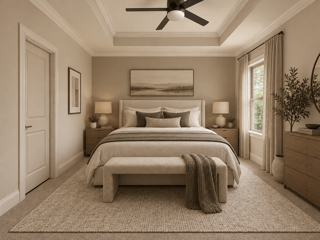 Minimalism Yatak Odası design — interior photo by GenRoom AI