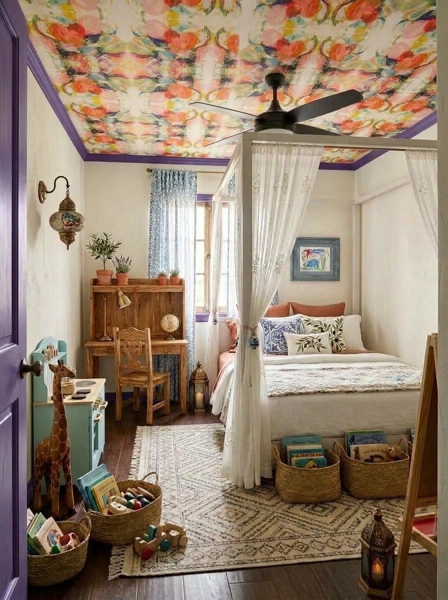 Interior design in Mediterranean style — Kids Room by GenRoom AI