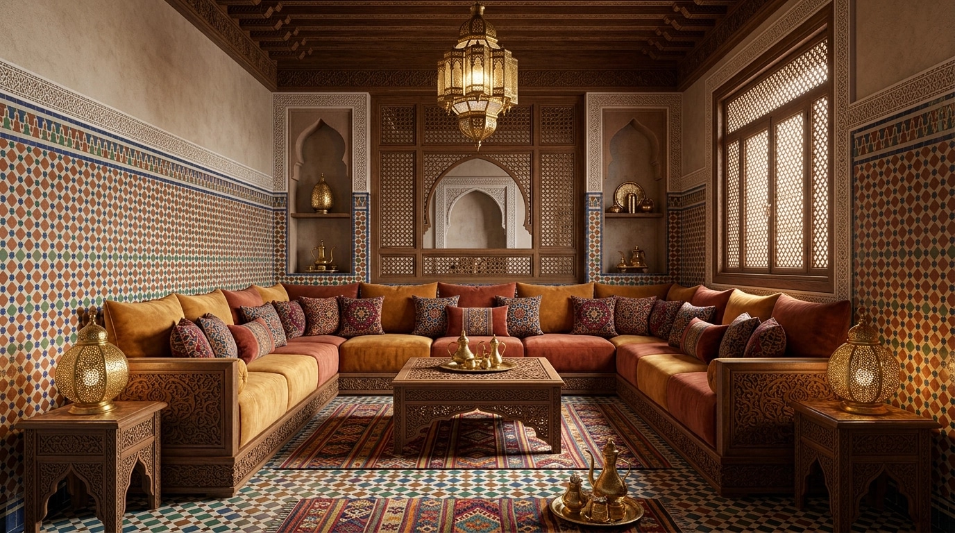 Interior design in Arabian / Moroccan style — Bedroom by GenRoom AI