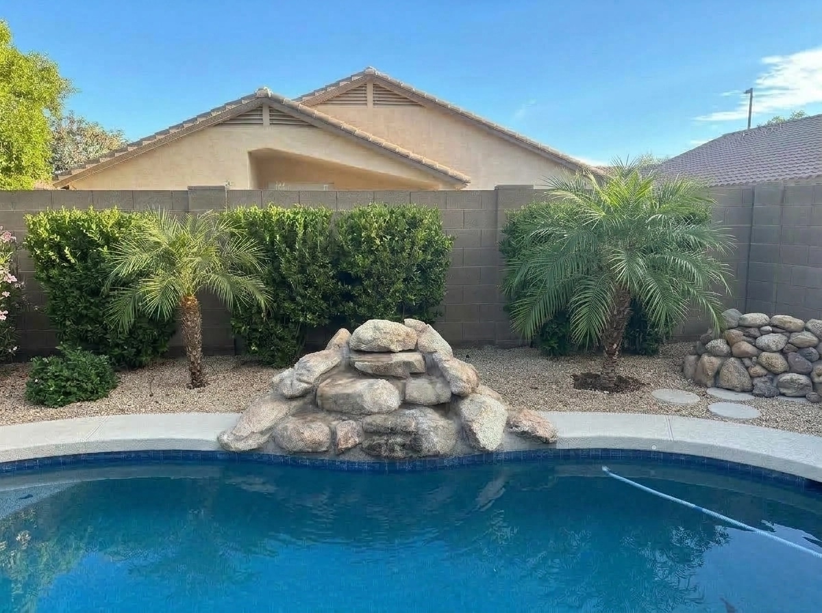 Yard design in no_style style — photo by GenRoom AI