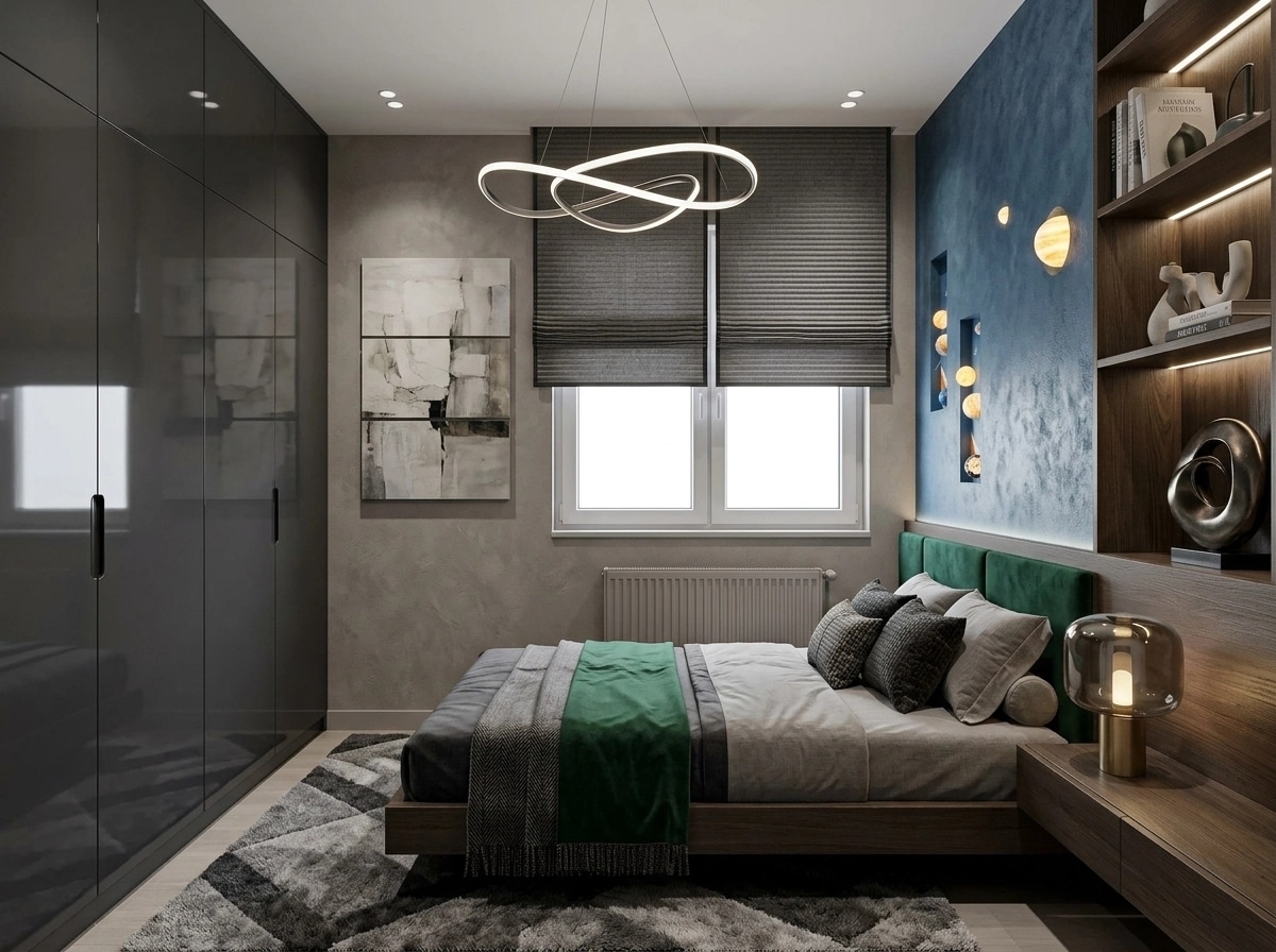 Interior design in Contemporary style — Bedroom by GenRoom AI
