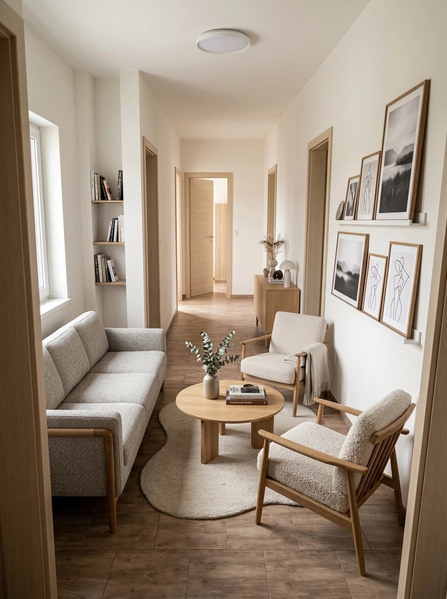 Scandinavian Living Room design — interior photo by GenRoom AI