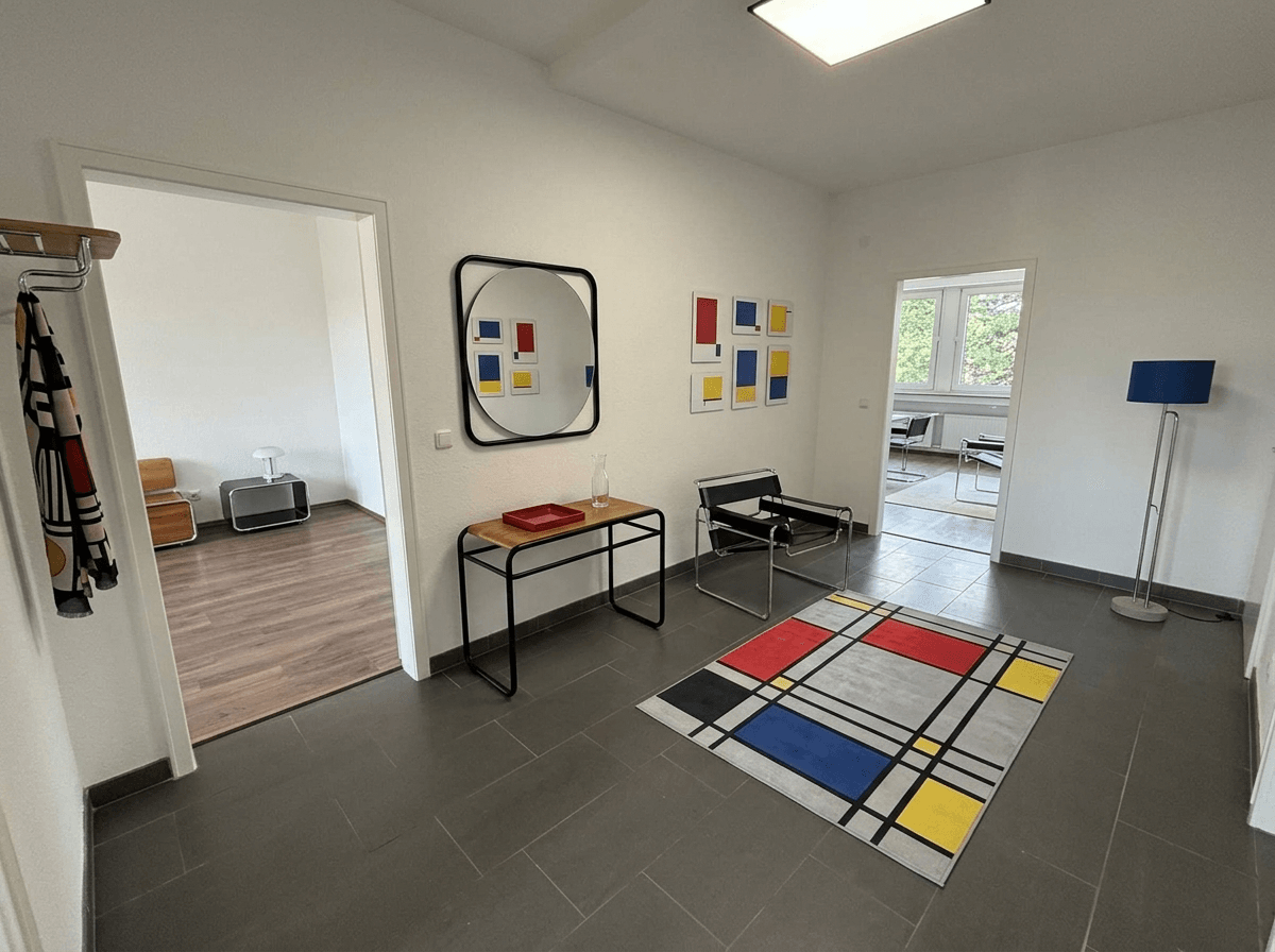 Interior design in Bauhaus style — Hallway by GenRoom AI