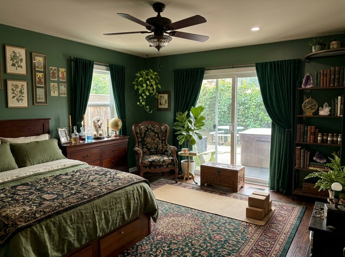 Interior design in British style — Bedroom by GenRoom AI