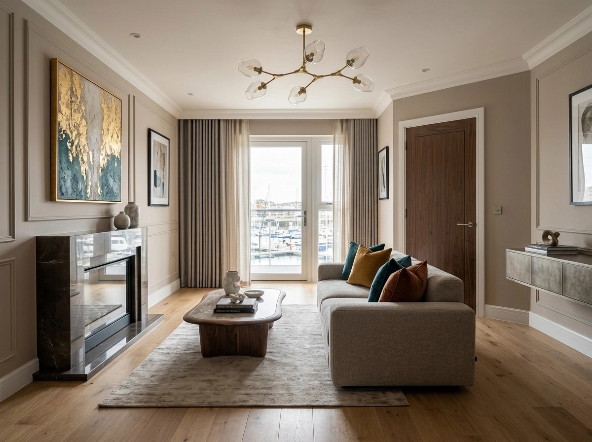 Interior design in Contemporary style — Living Room by GenRoom AI