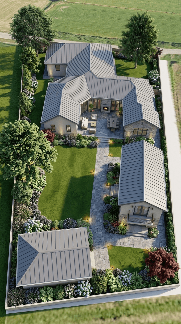 Yard design in no_style style — photo by GenRoom AI
