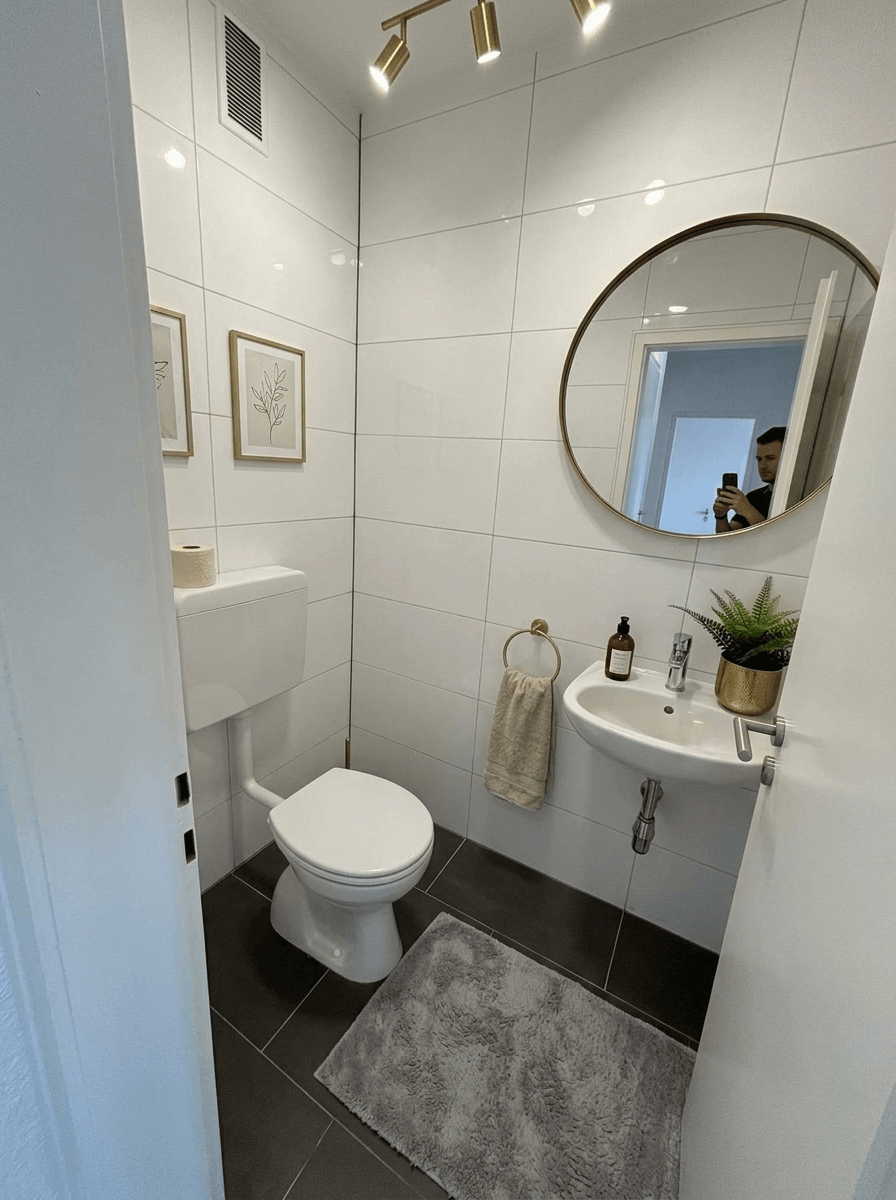 Bathroom interior in no_style style — photo by GenRoom AI