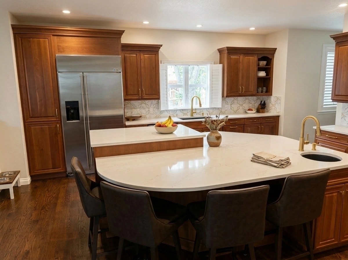 Interior design in Transitional style — Kitchen by GenRoom AI
