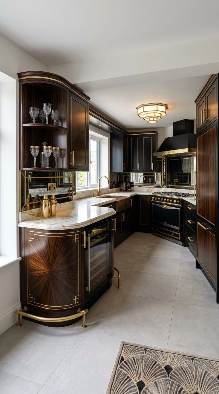 Interior design in Art Deco style — Kitchen by GenRoom AI