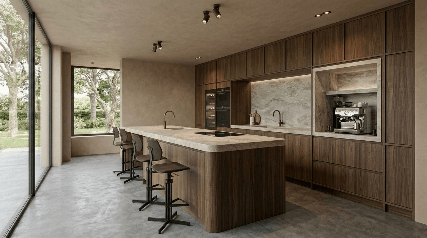 Kitchen interior in no_style style — photo by GenRoom AI
