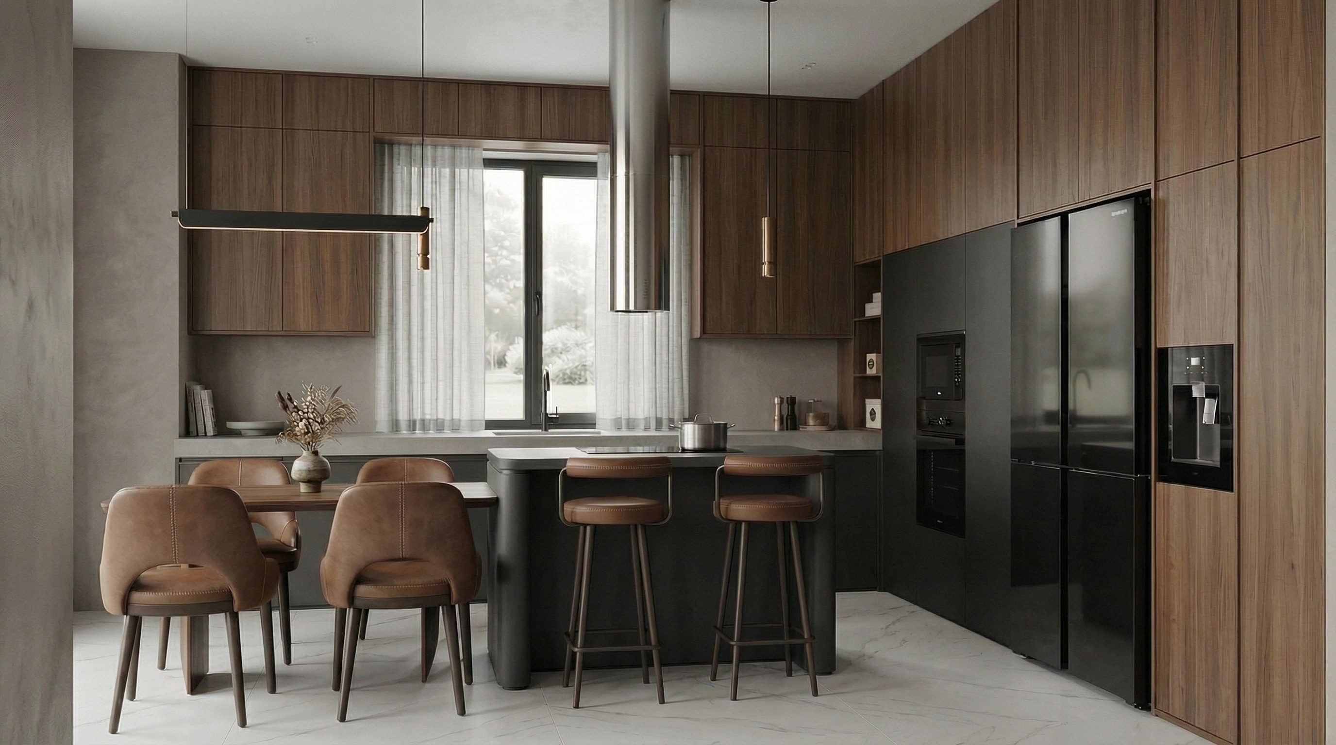 Minimalism Kitchen design — interior photo by GenRoom AI
