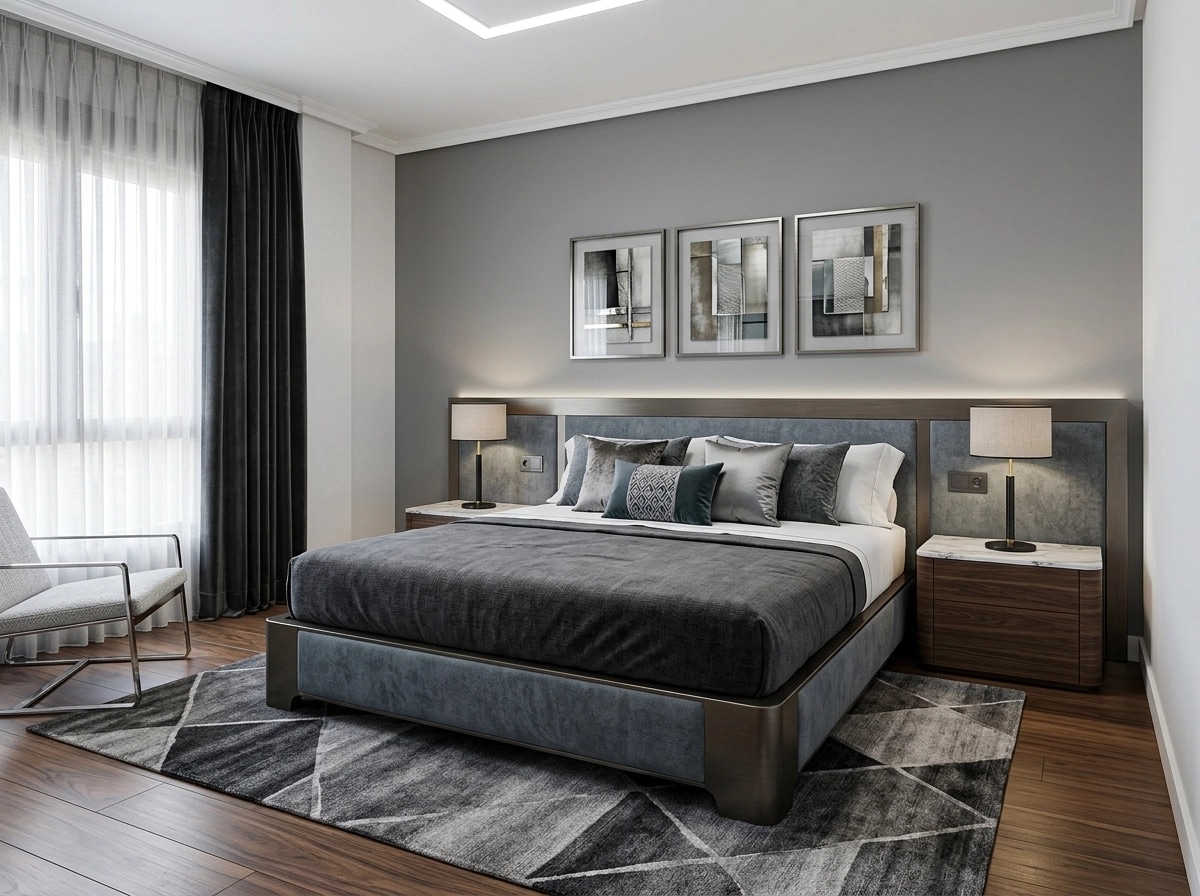Interior design in Contemporary style — Bedroom by GenRoom AI