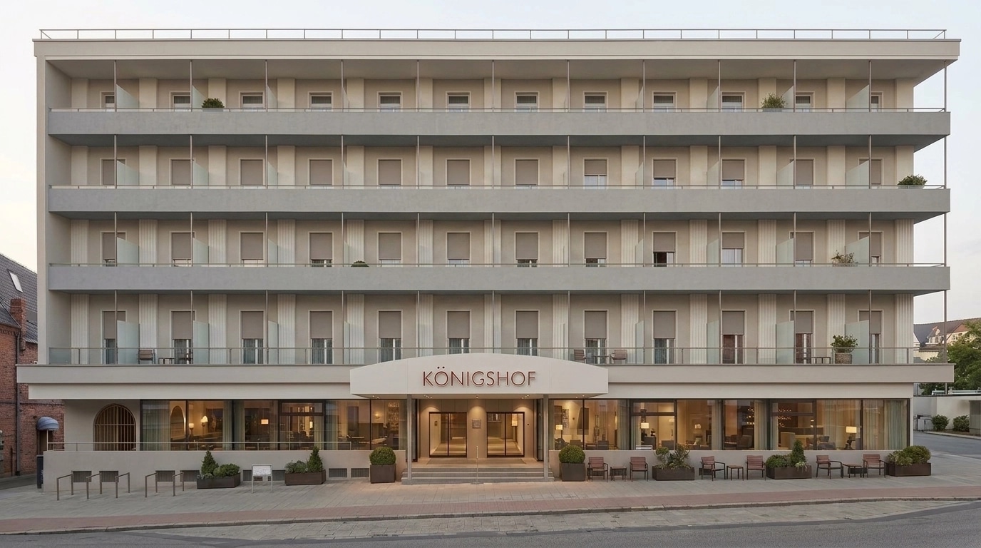 Facade design in German Modernist Facade style — Facade by GenRoom AI